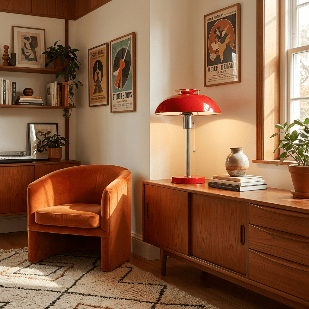 Vintage Mushroom Table Lamp — Table Lamp | Maison Monashee — view 13