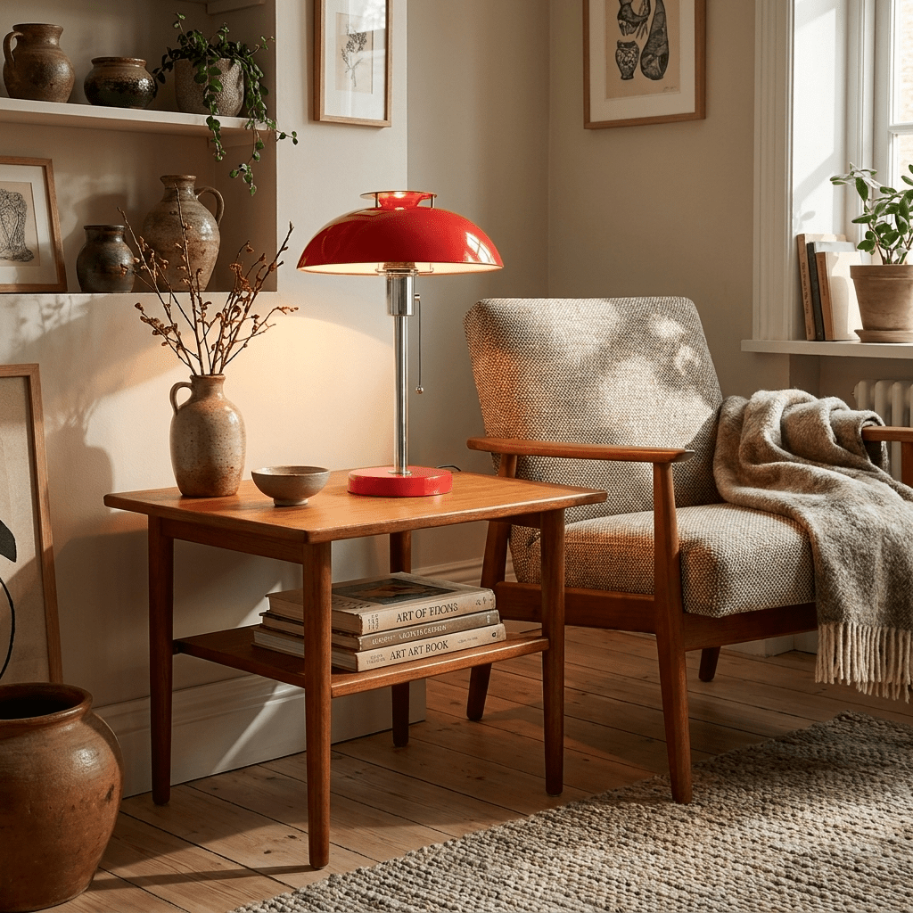 Vintage Mushroom Table Lamp — Table Lamp | Maison Monashee — view 5