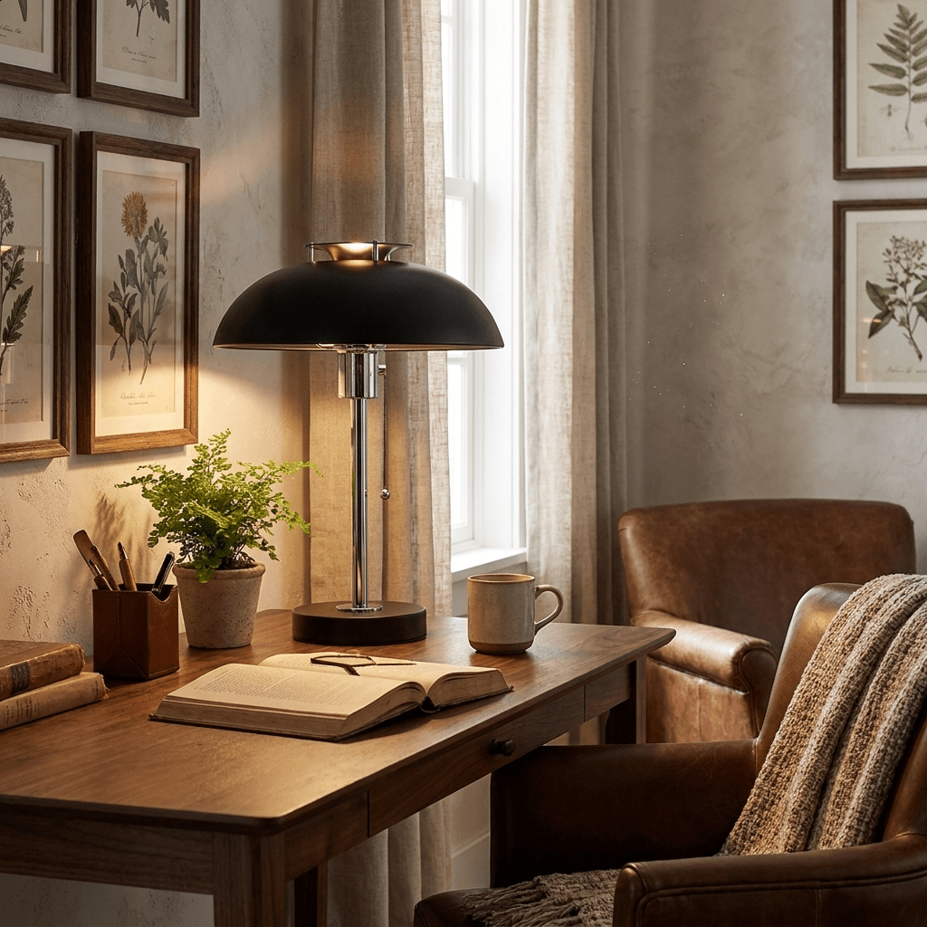 Vintage Mushroom Table Lamp — Table Lamp | Maison Monashee — view 14