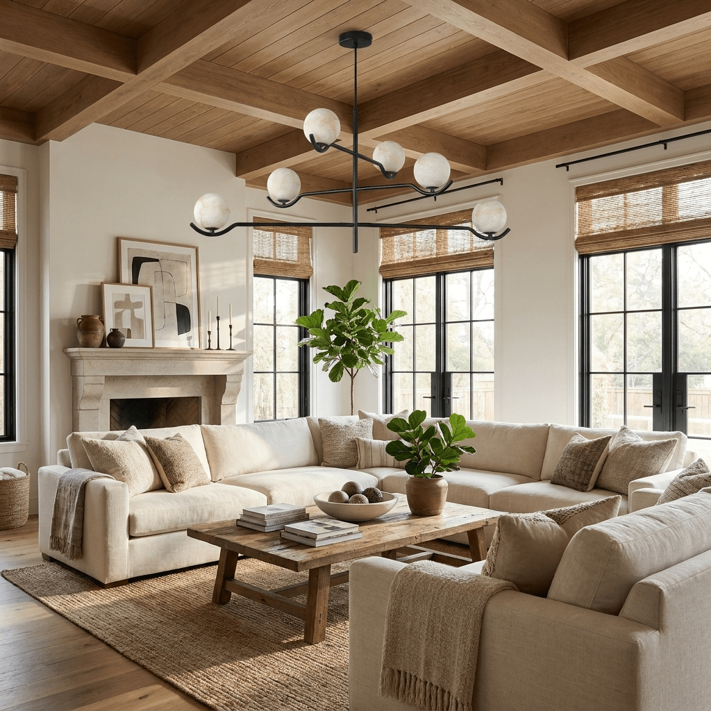 Black Globe Light Chandelier — Chandelier | Maison Monashee — view 6