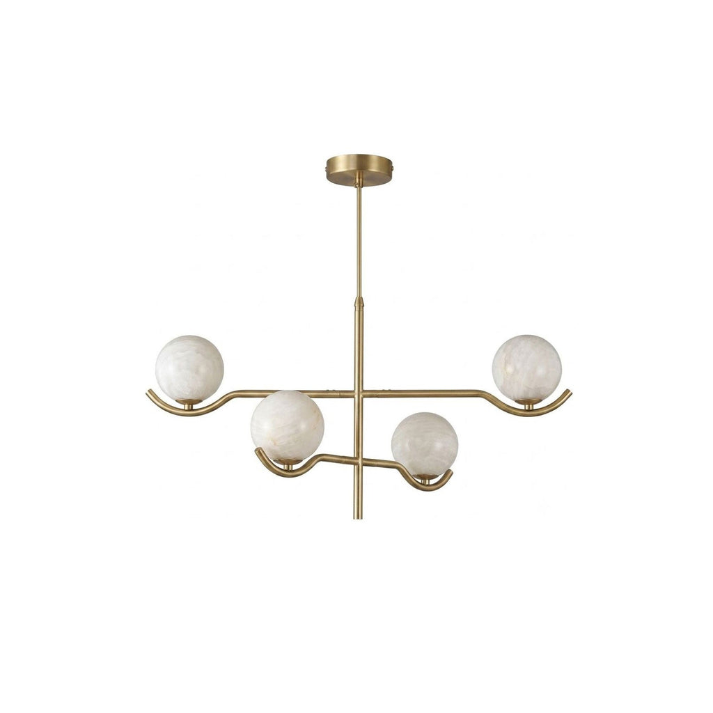Black Globe Light Chandelier — Chandelier | Maison Monashee — view 12