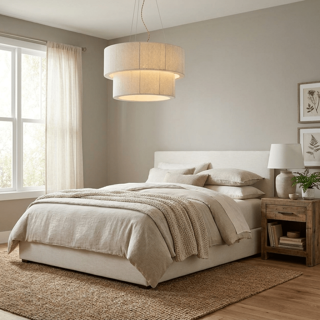 Double Drum Pendant Light — Pendant Light | Maison Monashee — view 4