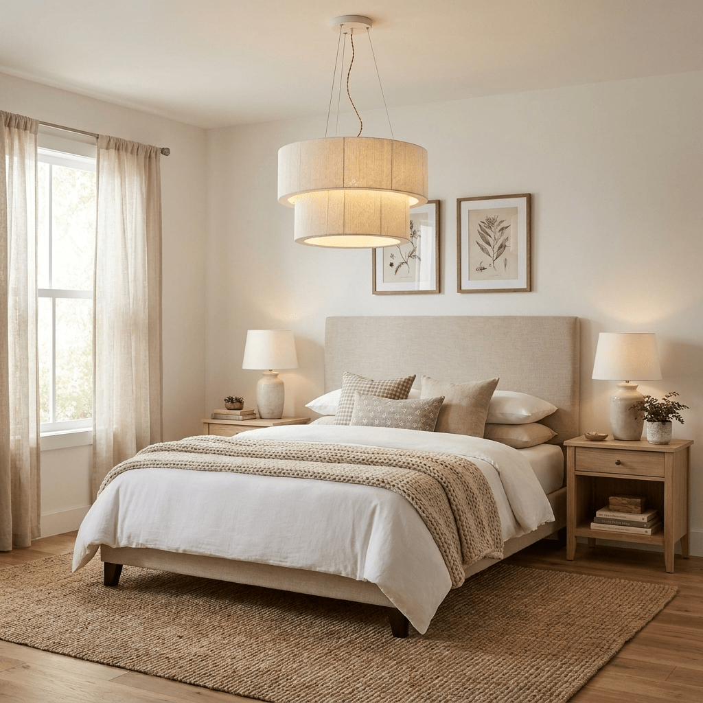 Double Drum Pendant Light — Pendant Light | Maison Monashee — view 3