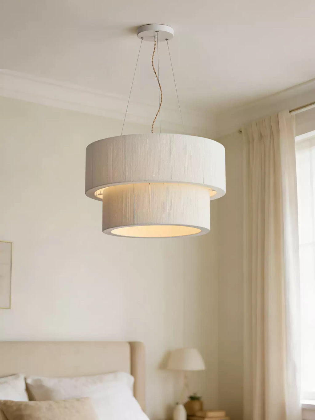 Double Drum Pendant Light — Pendant Light | Maison Monashee — view 10