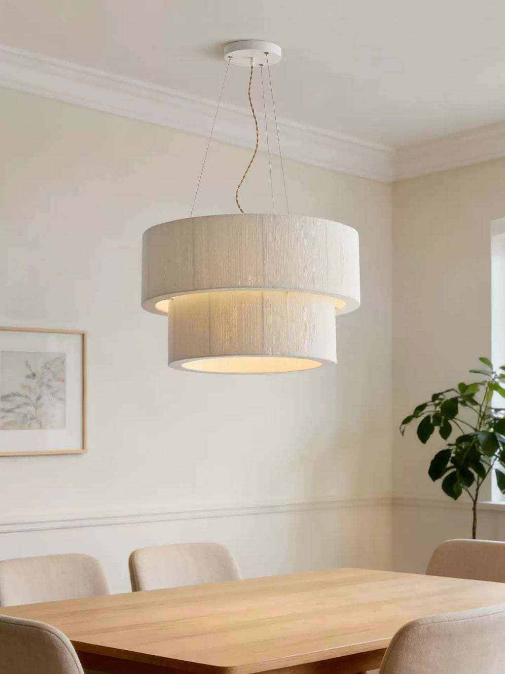 Double Drum Pendant Light — Pendant Light | Maison Monashee — view 11