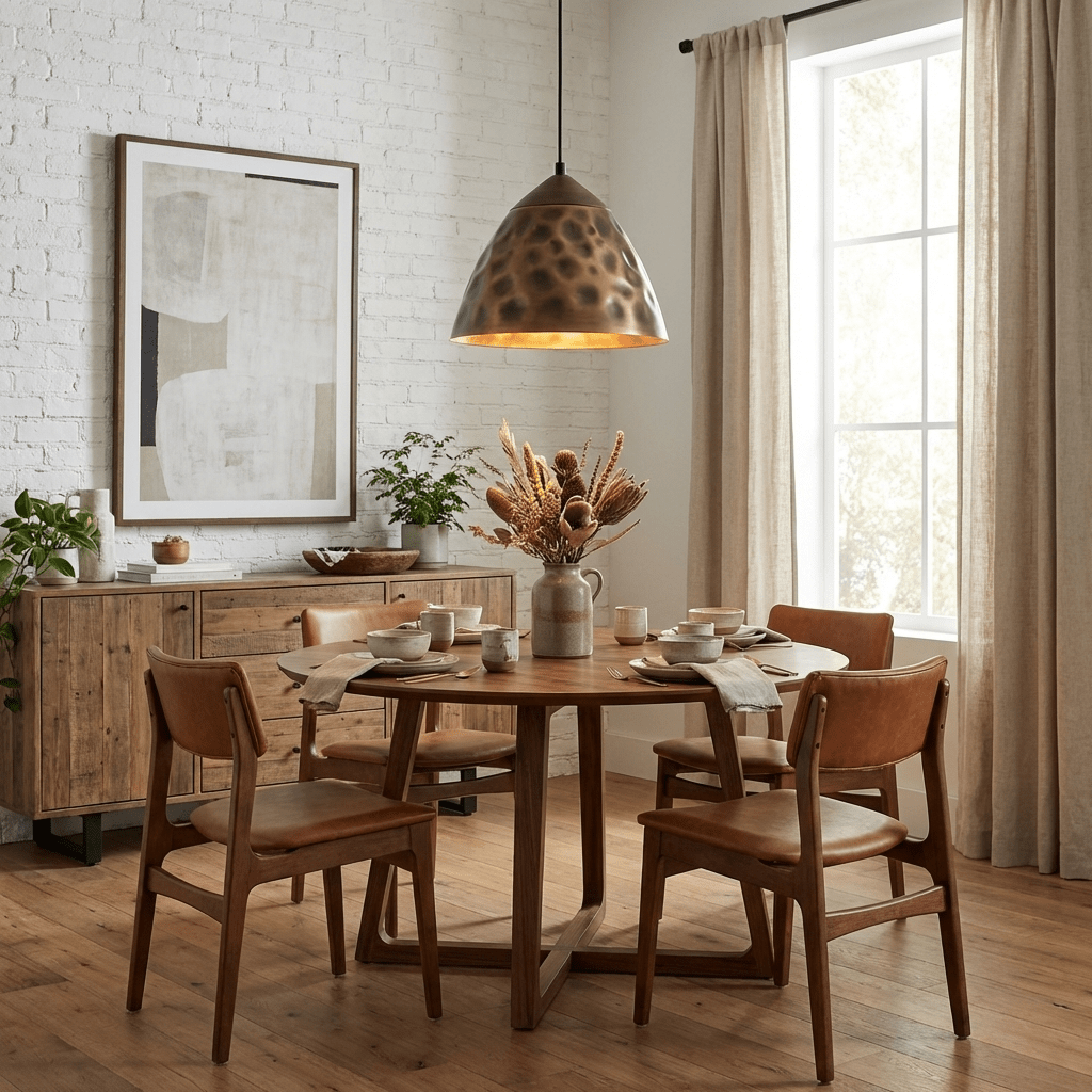 Hammered Brass Pendant Light — Pendant Light | Maison Monashee — view 6
