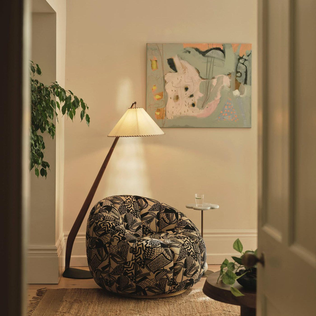 Modern Rustic Floor Lamp — Floor Lamp | Maison Monashee — view 8