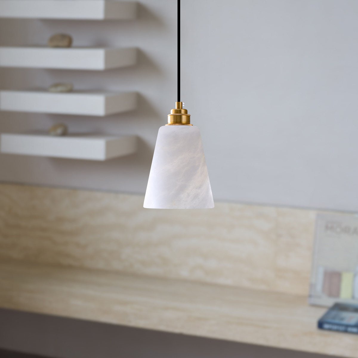 Modern Teardrop Pendant Light — Pendant Light | Maison Monashee — view 15