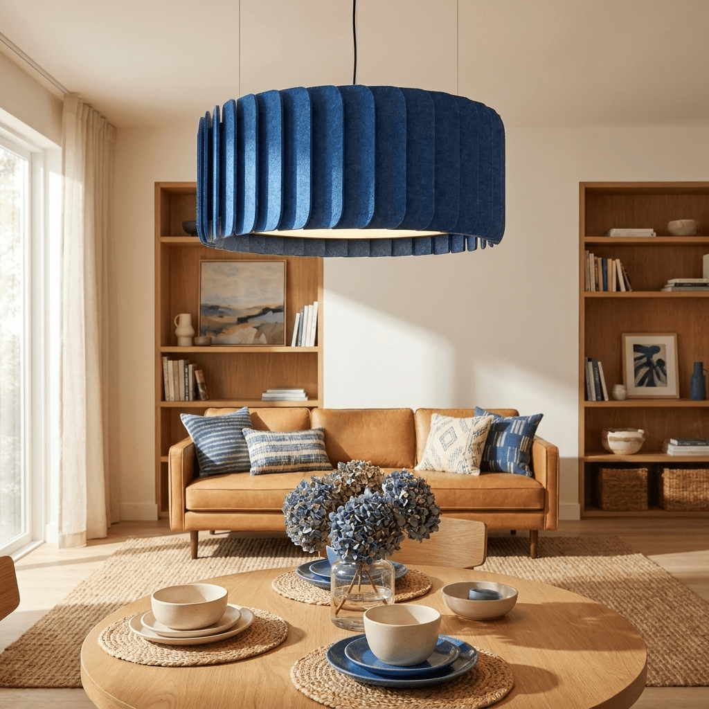 Modern Drum Pendant Light — Pendant Light | Maison Monashee — view 7