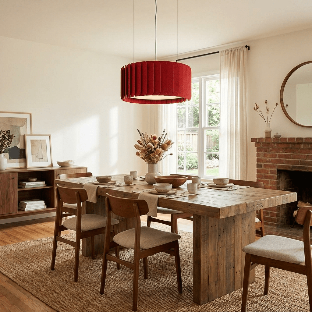 Modern Drum Pendant Light — Pendant Light | Maison Monashee — view 6