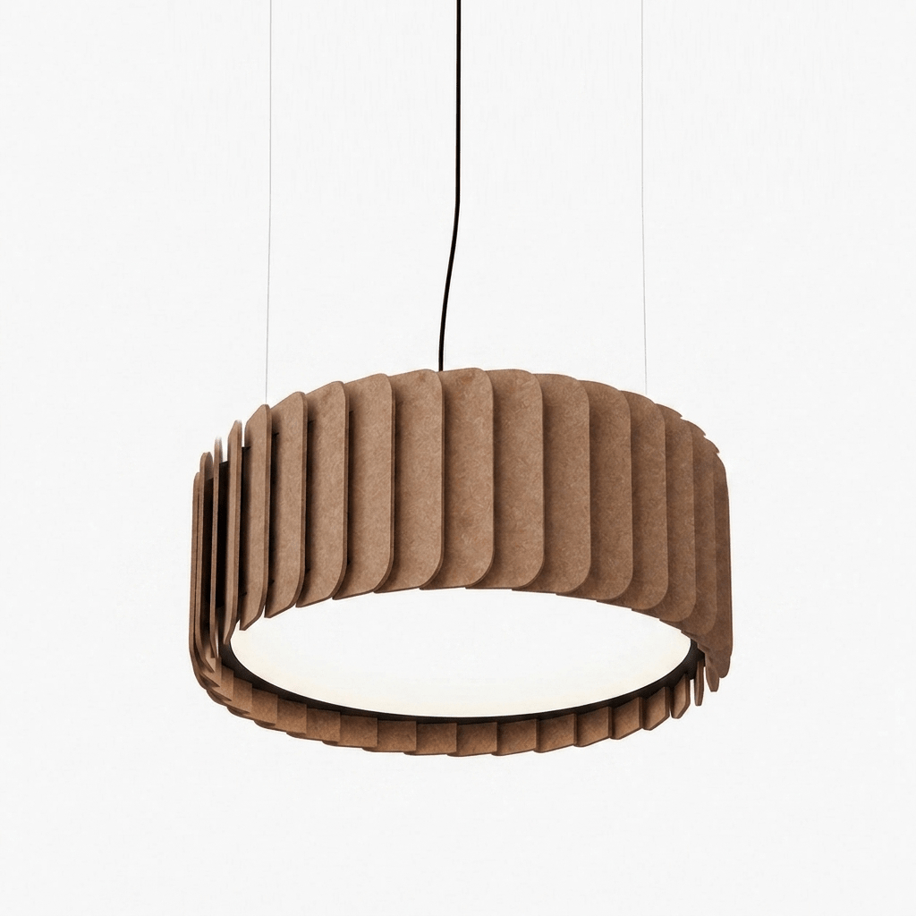 Modern Drum Pendant Light — Pendant Light | Maison Monashee — view 12
