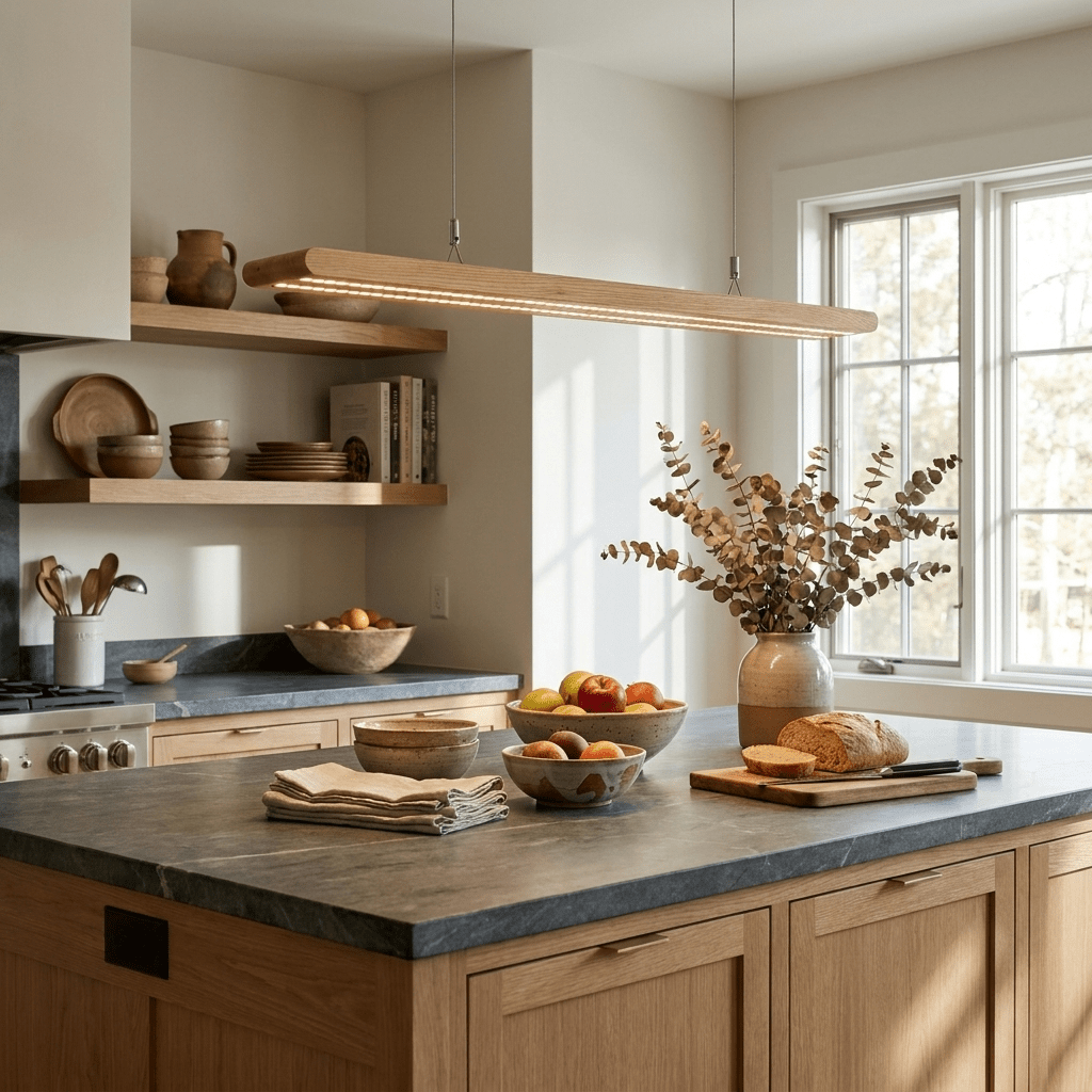 Linear Pendant Light Kitchen — Pendant Light | Maison Monashee — view 6