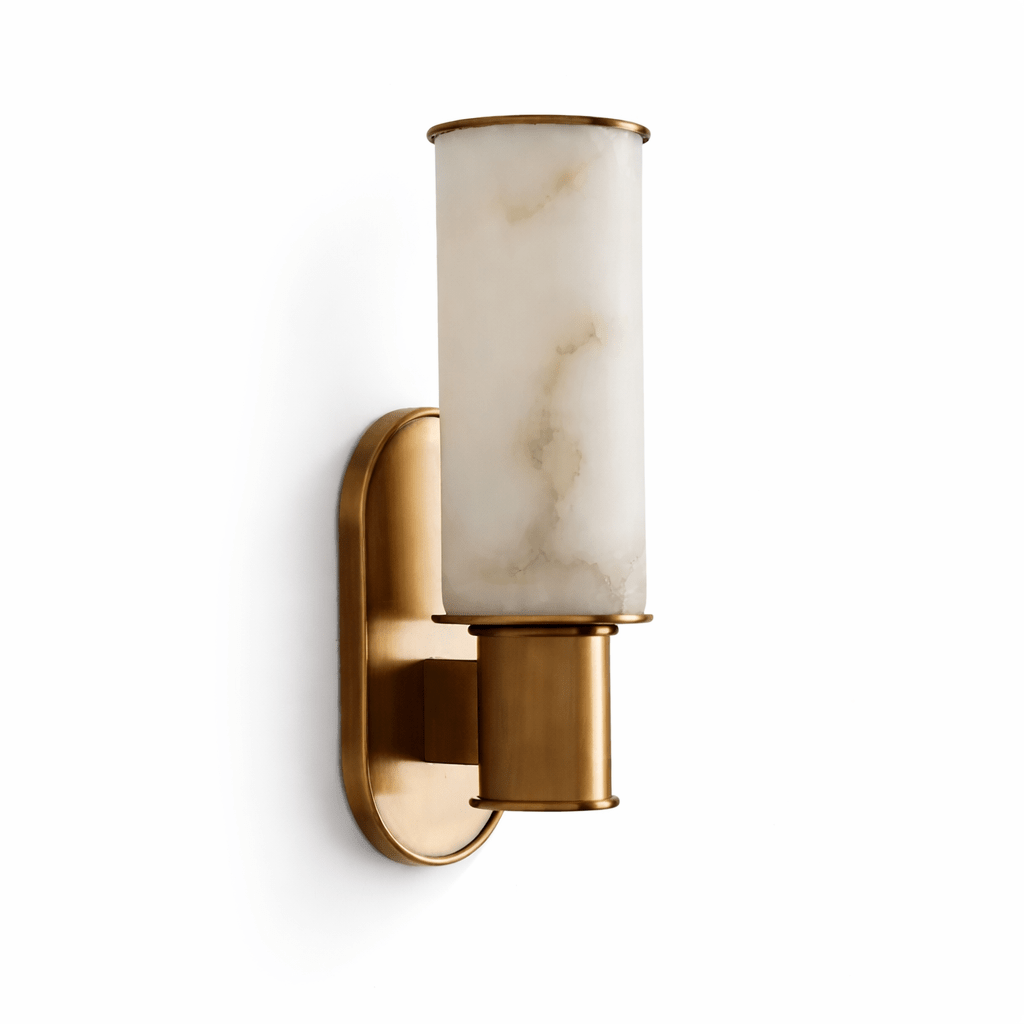 Alabaster Double Tube Sconce — Wall Sconce | Maison Monashee — view 9