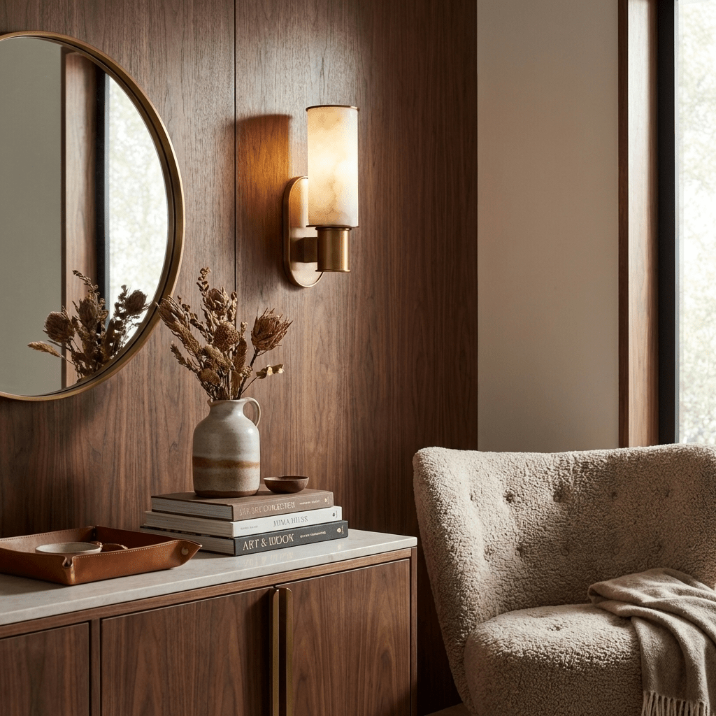 Alabaster Double Tube Sconce — Wall Sconce | Maison Monashee — view 7