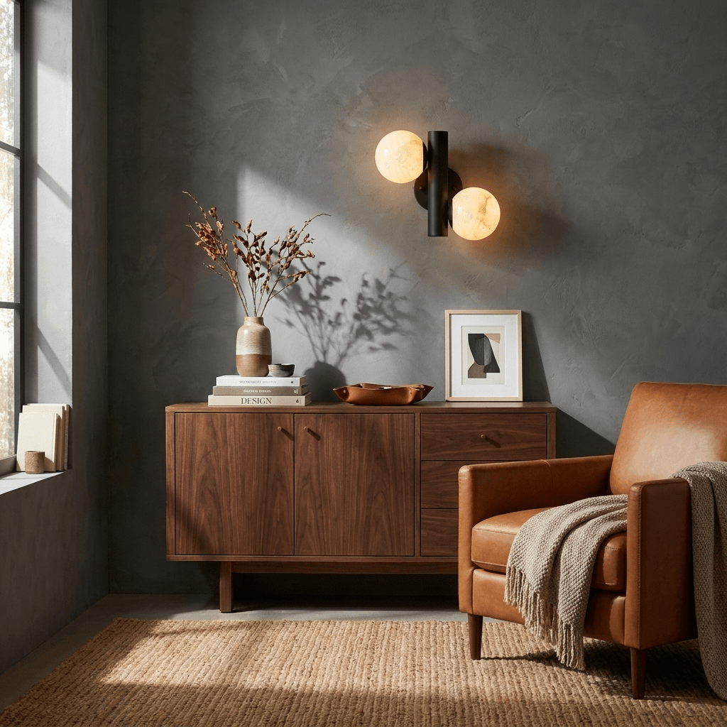 2 Globe Wall Sconce — Wall Sconce | Maison Monashee — view 6