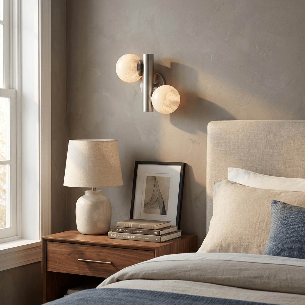 2 Globe Wall Sconce — Wall Sconce | Maison Monashee — view 3