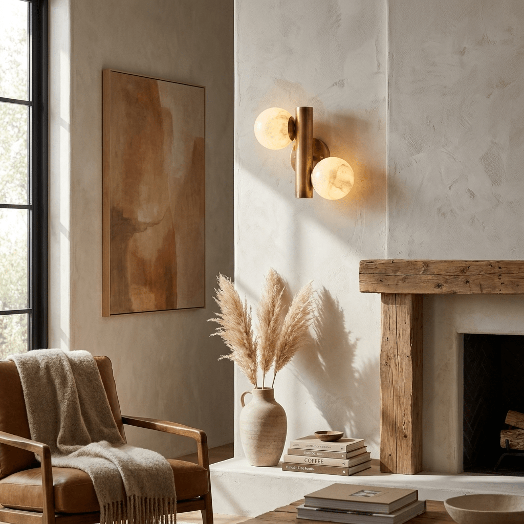2 Globe Wall Sconce — Wall Sconce | Maison Monashee — view 7