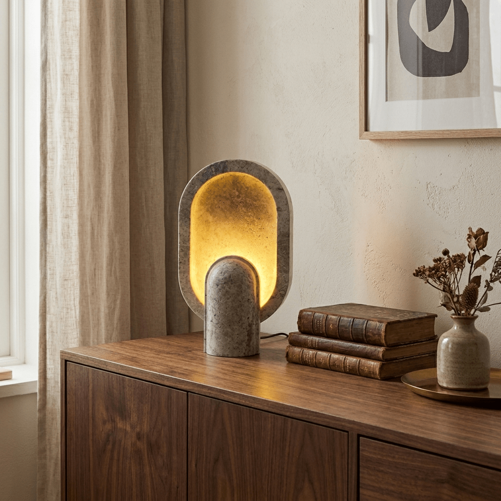 Silver Table Lamp — Table Lamp | Maison Monashee — view 6