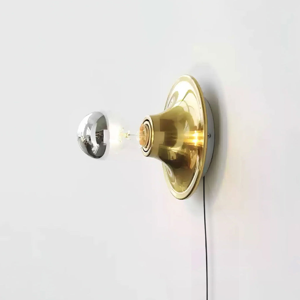 Modern Round Wall Sconce — Wall Sconce | Maison Monashee — view 13