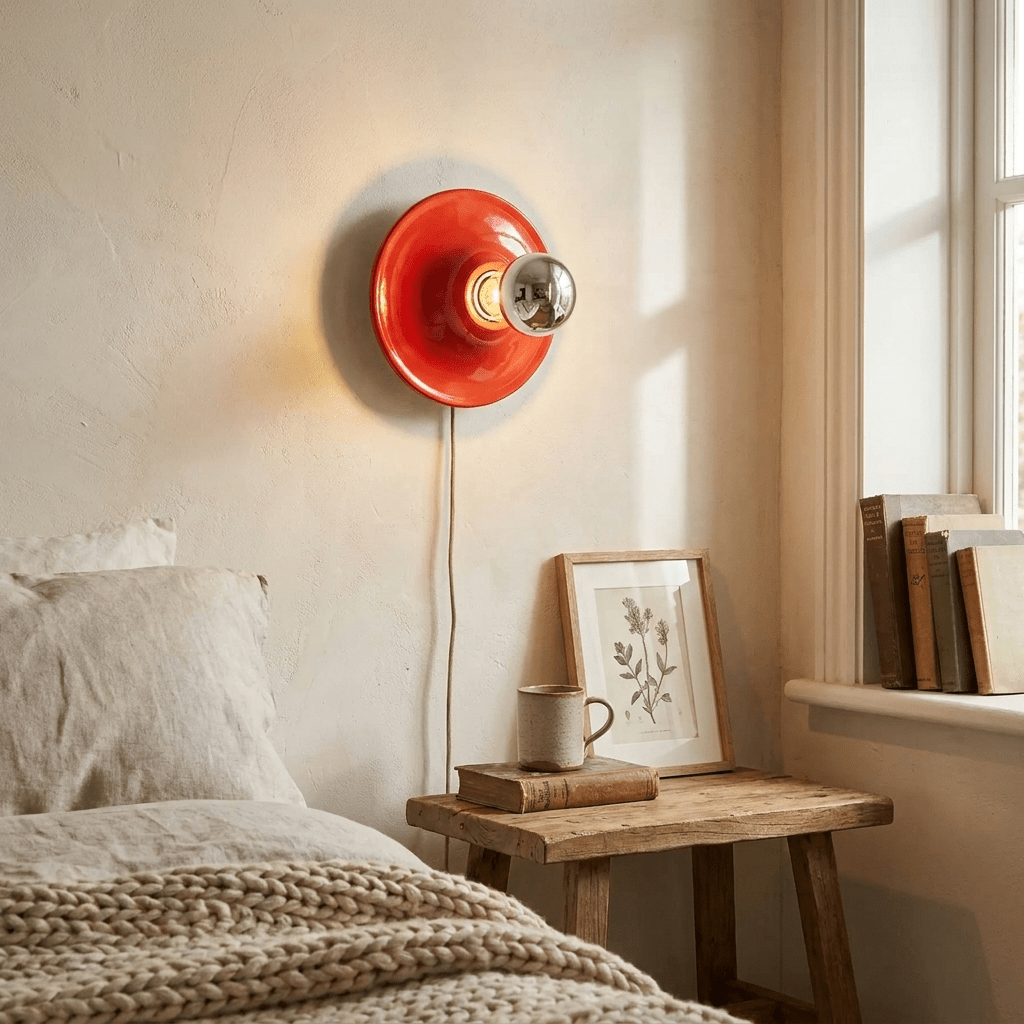 Modern Round Wall Sconce — Wall Sconce | Maison Monashee — view 2