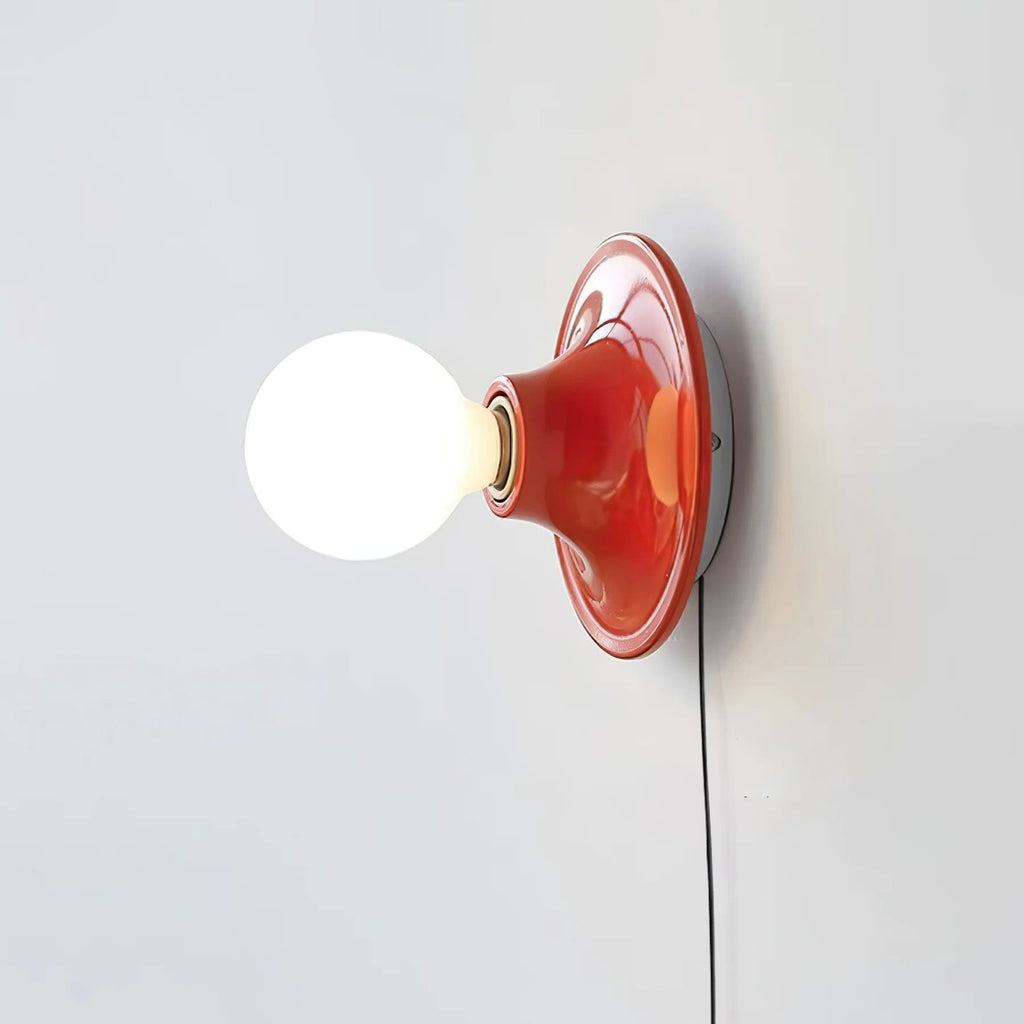 Modern Round Wall Sconce — Wall Sconce | Maison Monashee — view 18