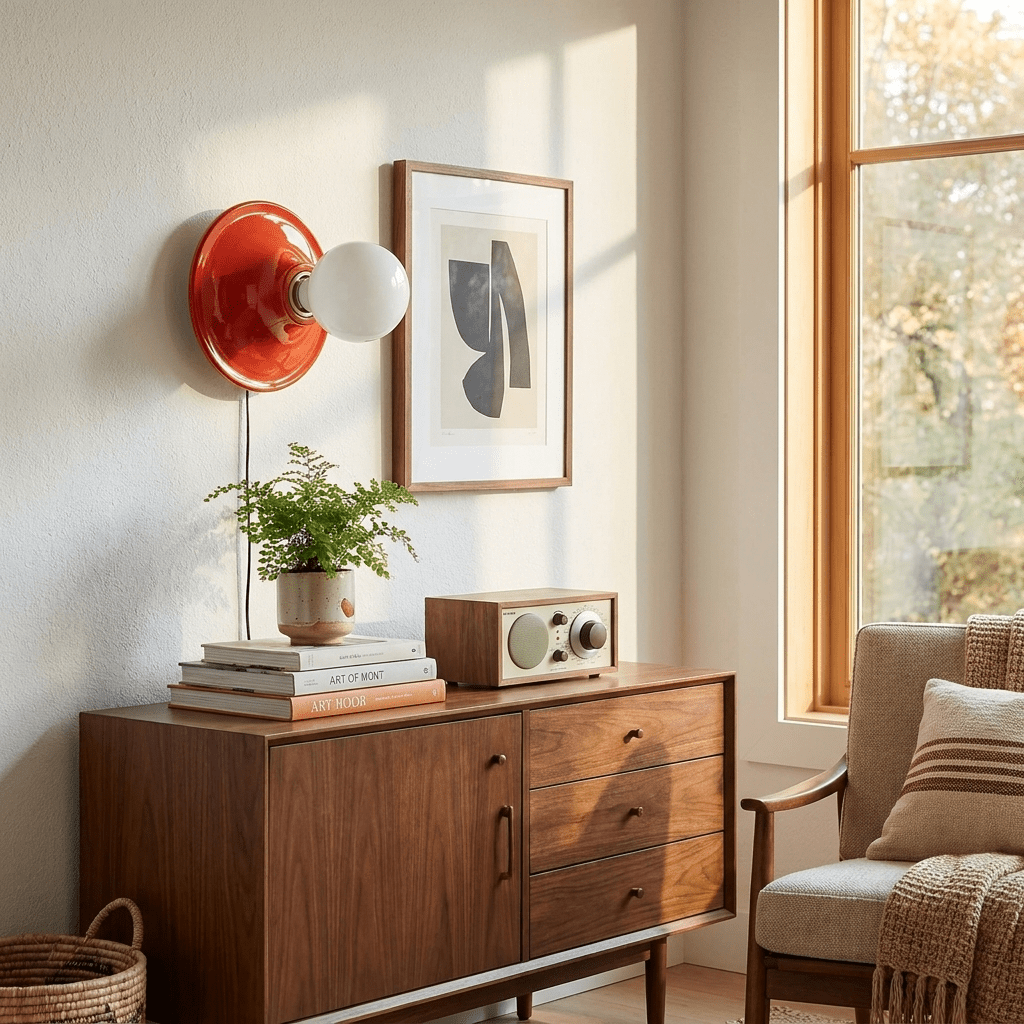 Modern Round Wall Sconce — Wall Sconce | Maison Monashee — view 6