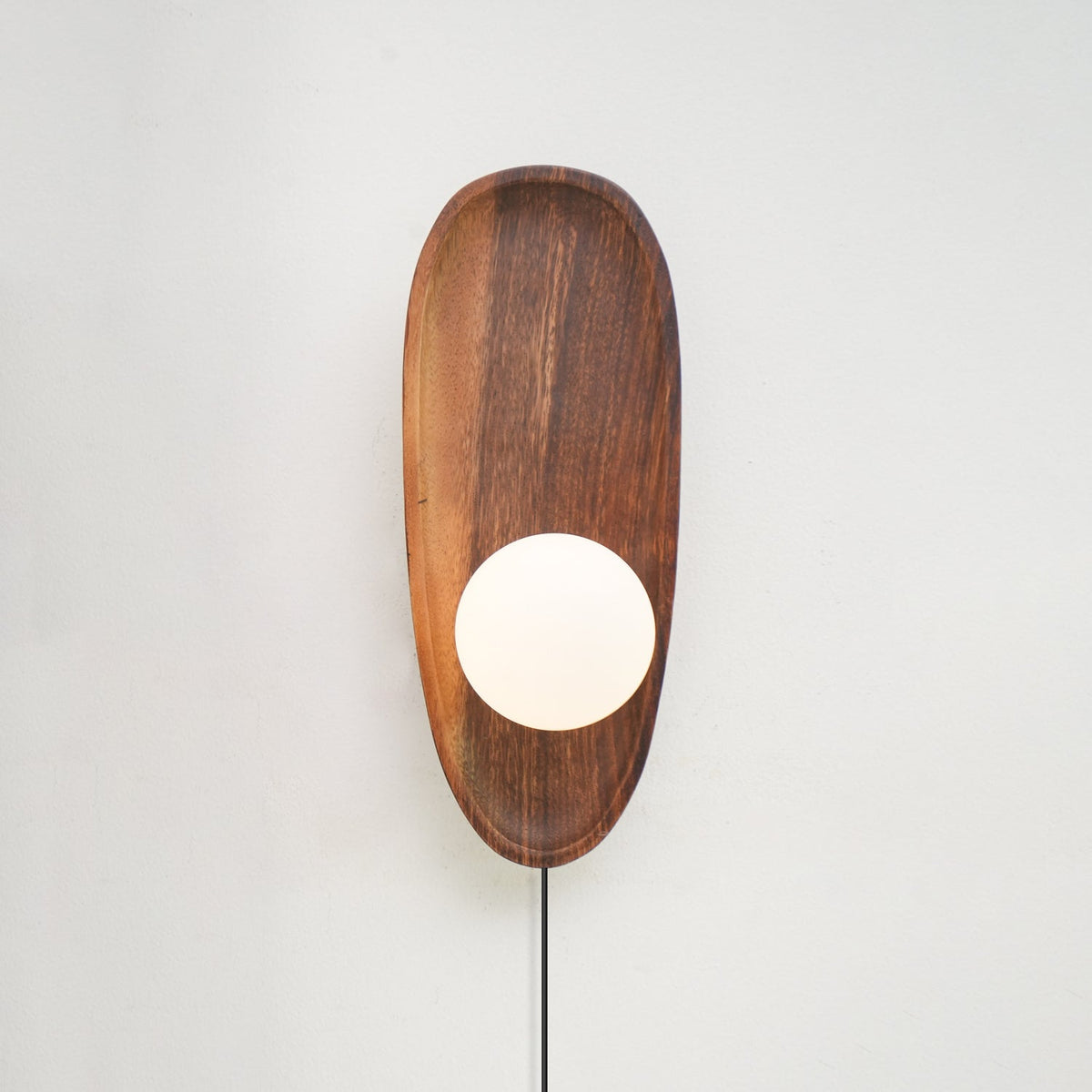 Wood Plug-In Wall Sconce — Wall Sconce | Maison Monashee — view 8