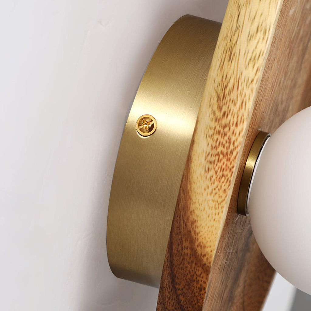 Wood Plug-In Wall Sconce — Wall Sconce | Maison Monashee — view 12