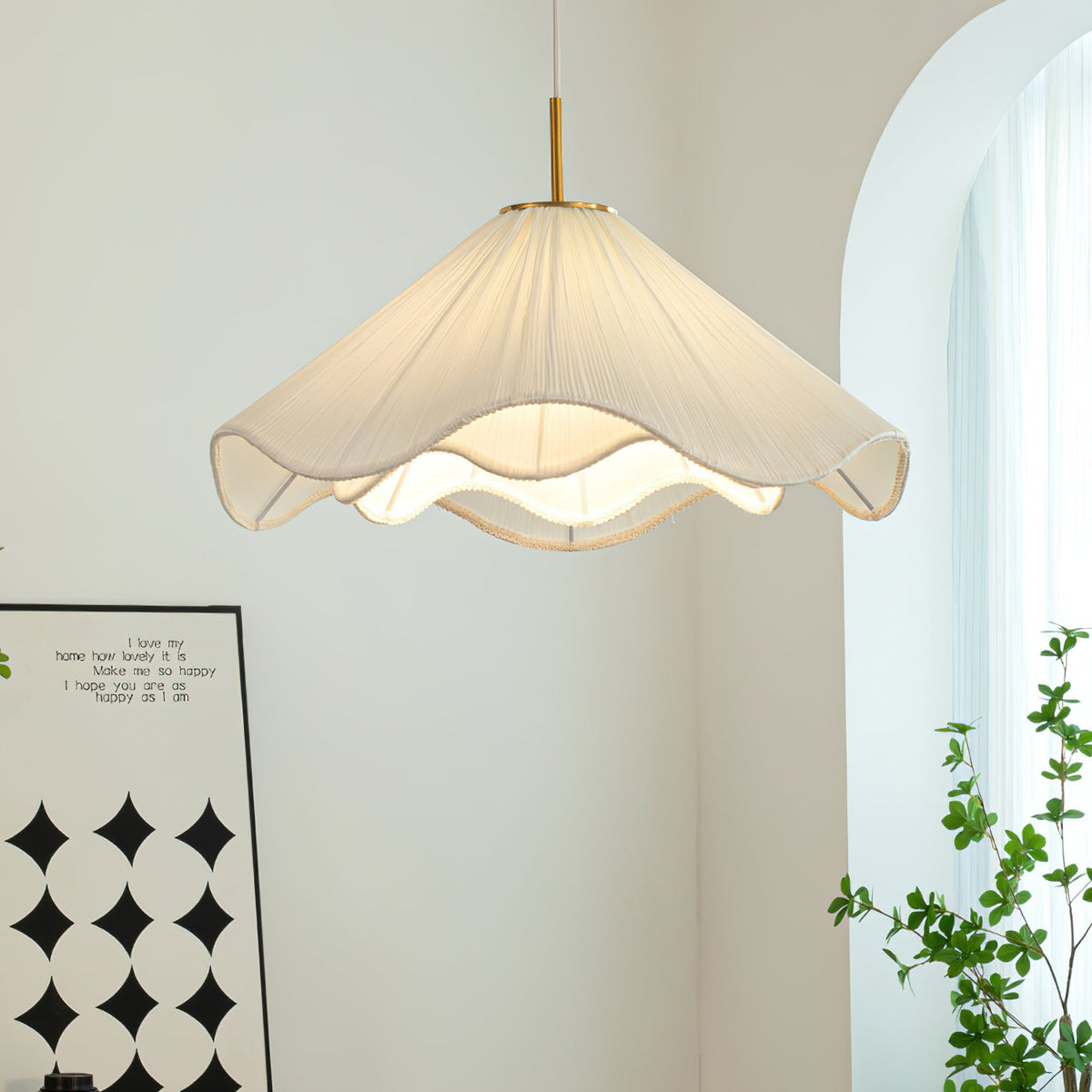 Champagne Pendant Light Fixture — Pendant Light | Maison Monashee — view 2