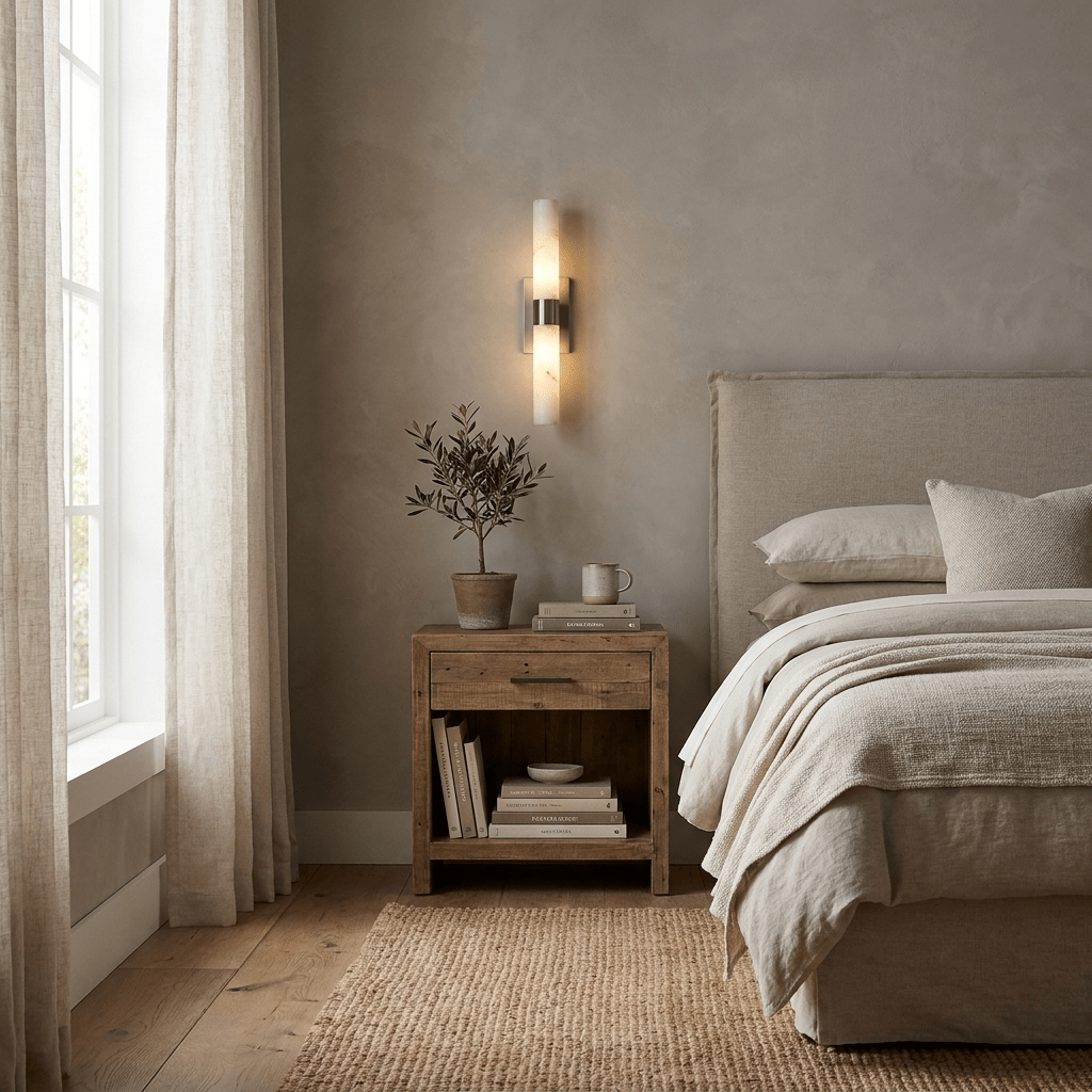 Natural Stone Vanity Light — Wall Sconce | Maison Monashee — view 14