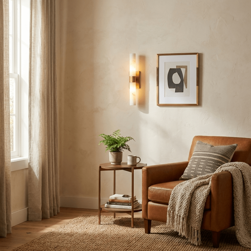 Natural Stone Vanity Light — Wall Sconce | Maison Monashee — view 16