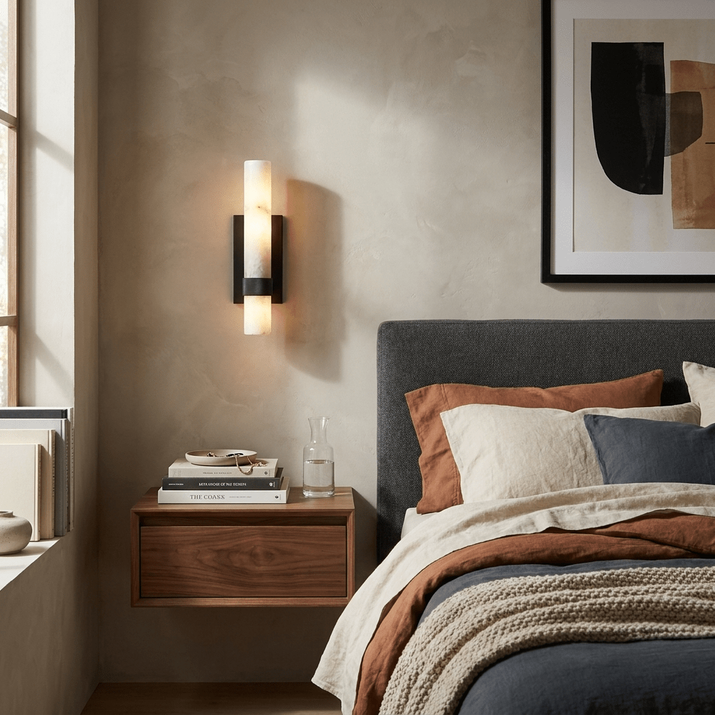 Natural Stone Vanity Light — Wall Sconce | Maison Monashee — view 3