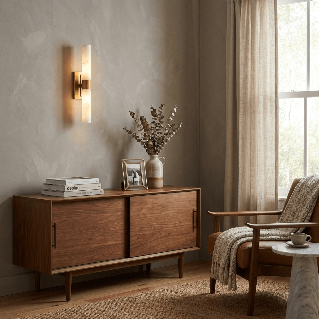 Natural Stone Vanity Light — Wall Sconce | Maison Monashee — view 17