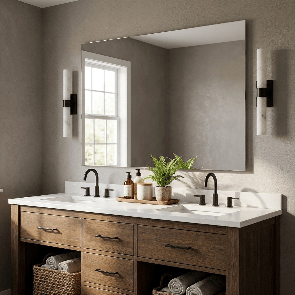 Natural Stone Vanity Light — Wall Sconce | Maison Monashee — view 2