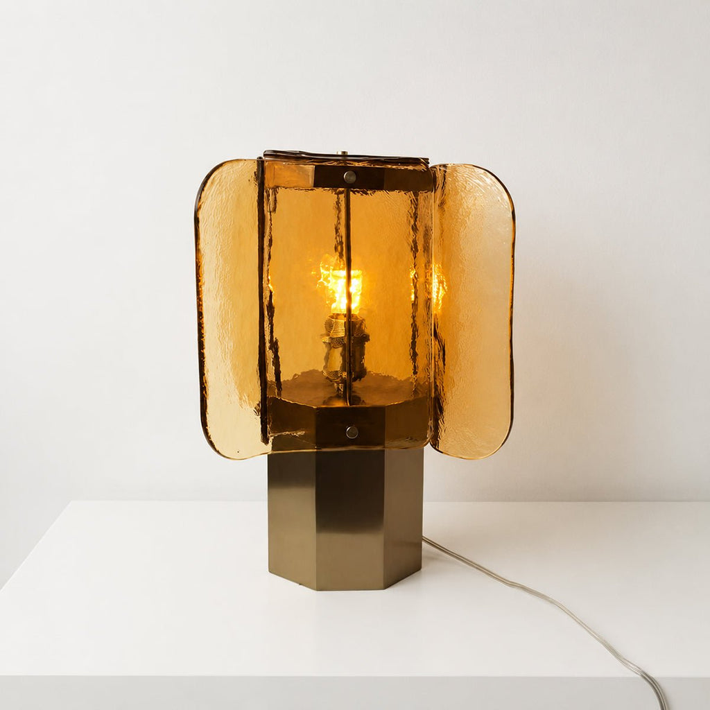 Glass Bedside Table Lamp — Table Lamp | Maison Monashee — view 12