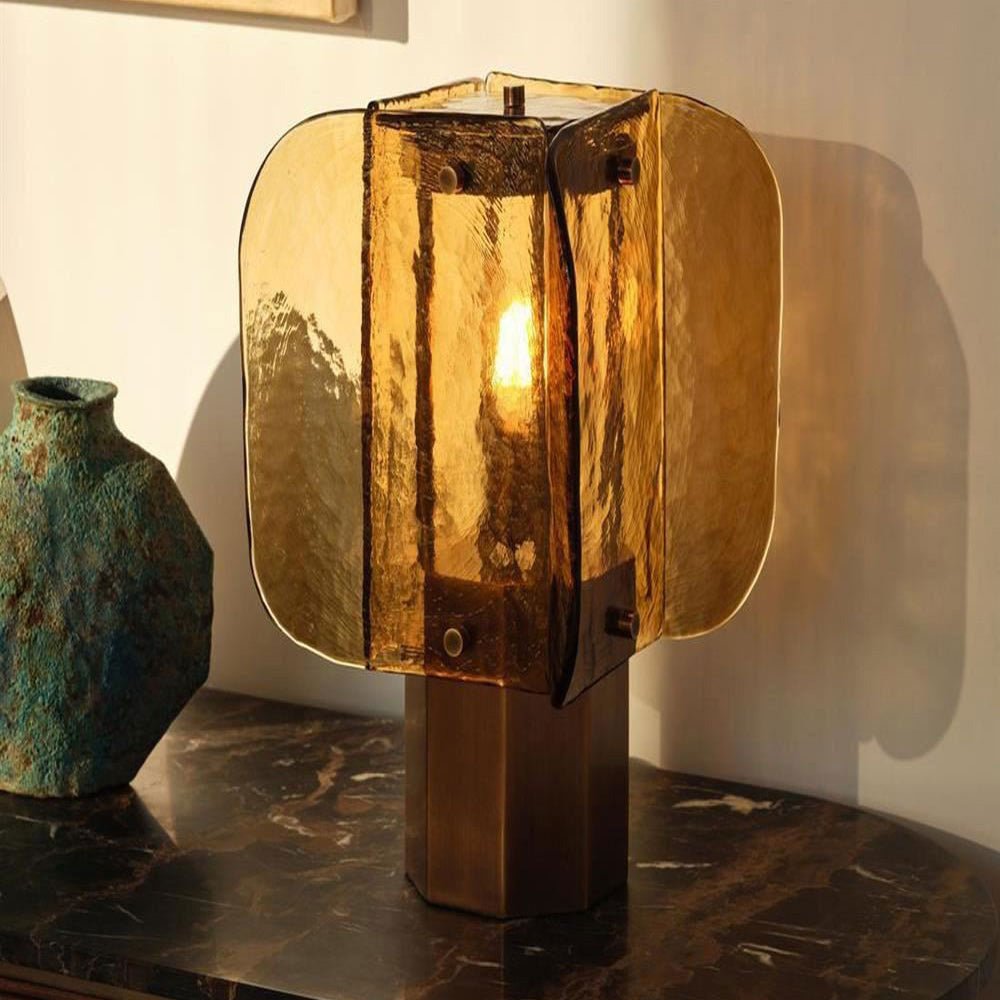 Glass Bedside Table Lamp — Table Lamp | Maison Monashee — view 2