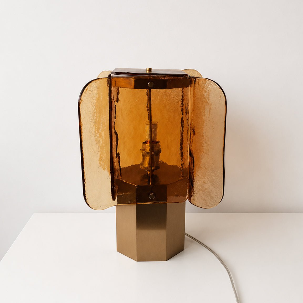 Glass Bedside Table Lamp — Table Lamp | Maison Monashee — view 9