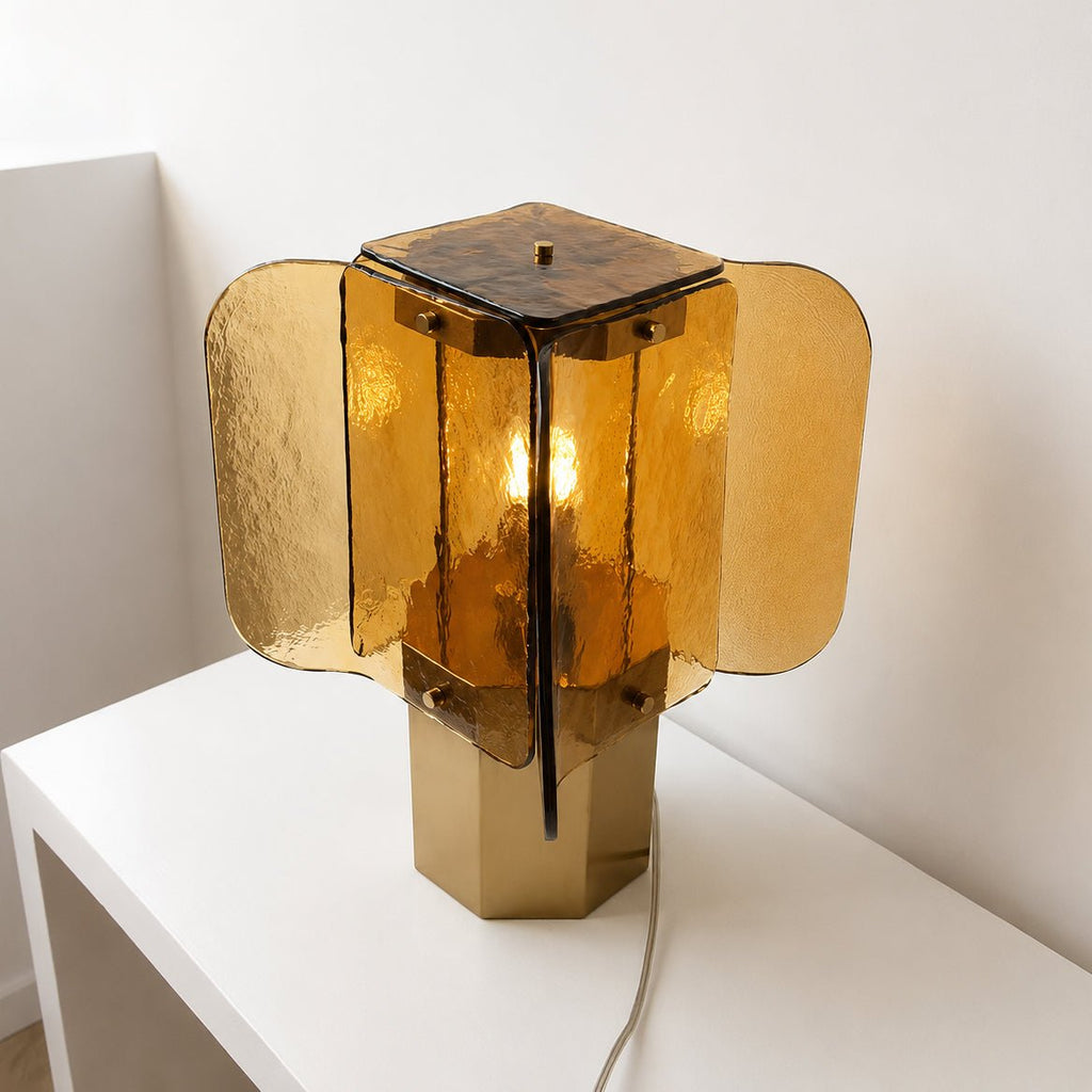 Glass Bedside Table Lamp — Table Lamp | Maison Monashee — view 10