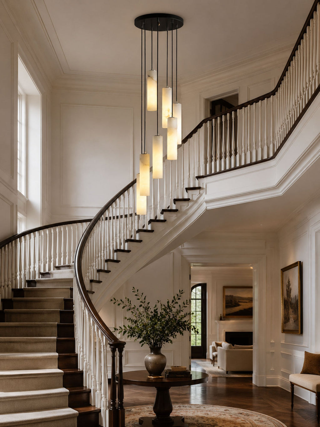 Alabaster Multi Pendant Light — Pendant Light | Maison Monashee — view 3