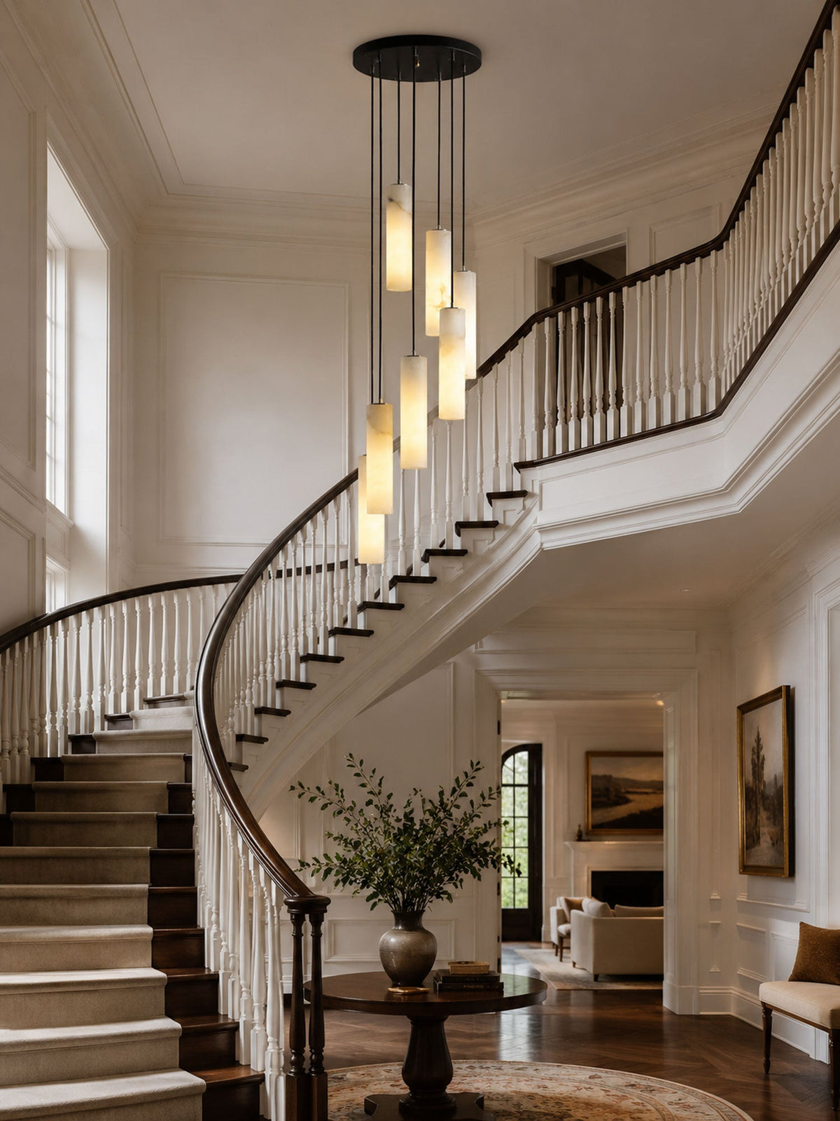 Alabaster Multi Pendant Light — Pendant Light | Maison Monashee — view 3