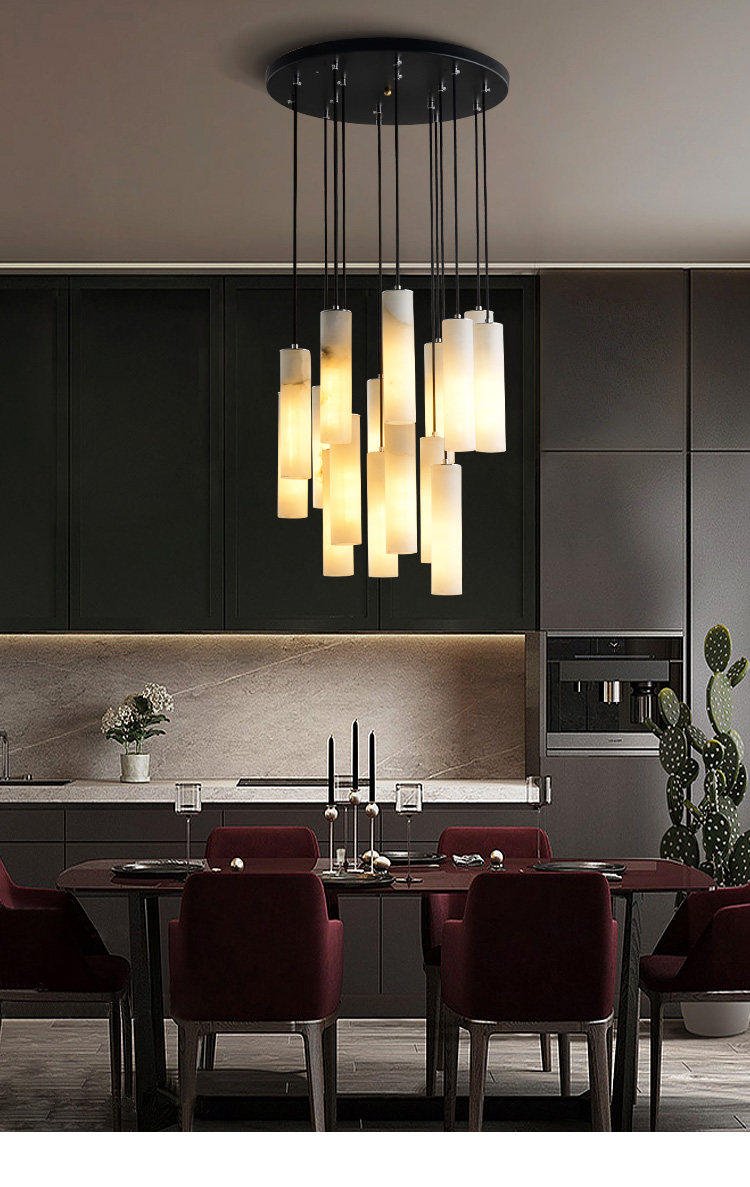 Alabaster Multi Pendant Light — Pendant Light | Maison Monashee — view 8