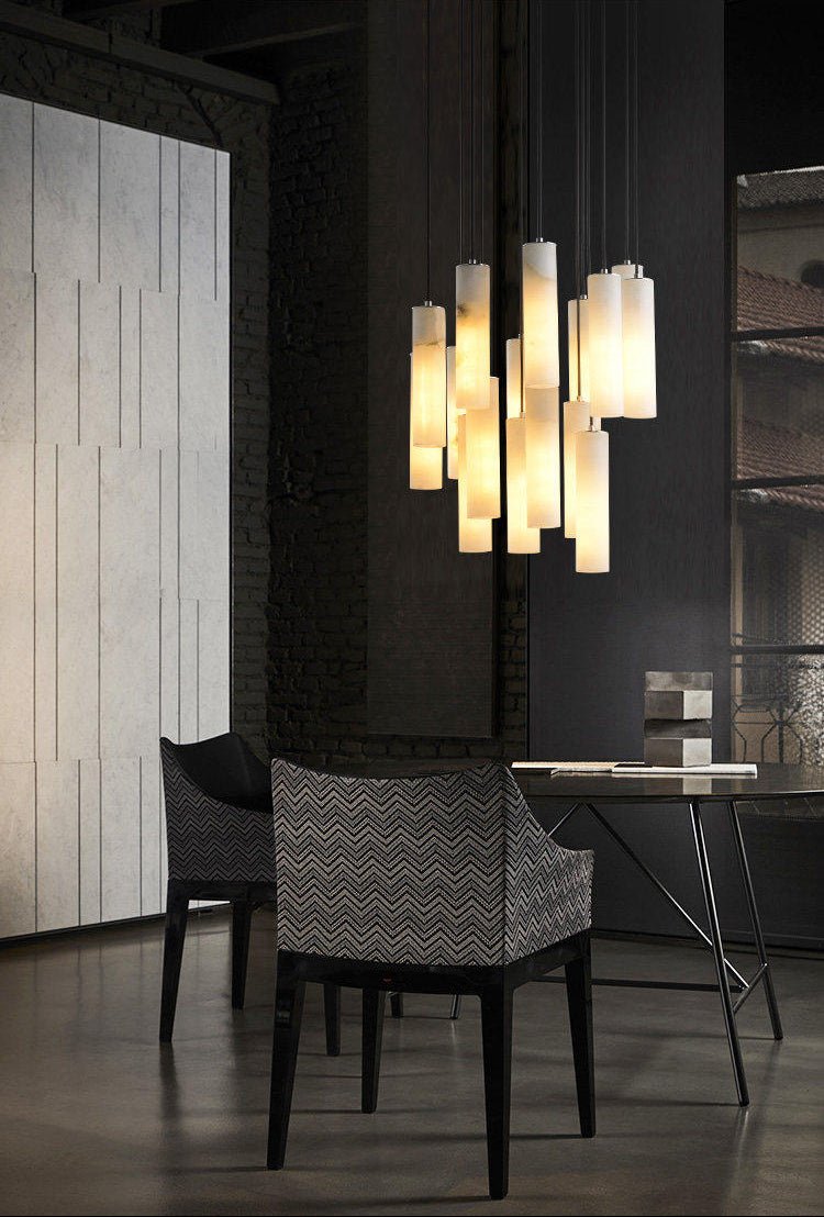 Alabaster Multi Pendant Light — Pendant Light | Maison Monashee — view 17