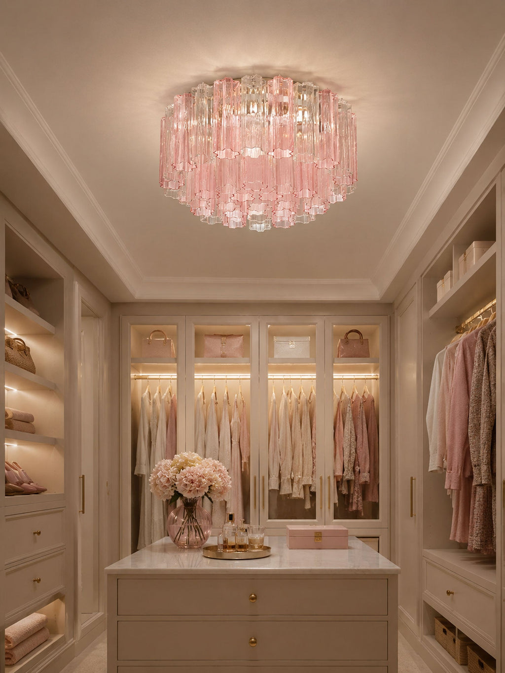 Fluted Glass Ceiling Light — Ceiling Light | Maison Monashee — view 5