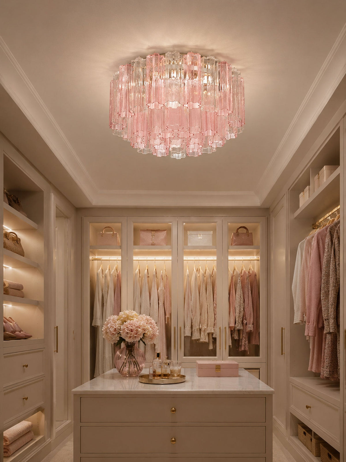 Fluted Glass Ceiling Light — Ceiling Light | Maison Monashee — view 5