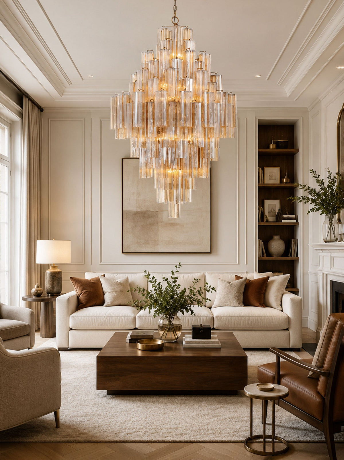 Diamond Shaped Chandelier — Chandelier | Maison Monashee — view 7