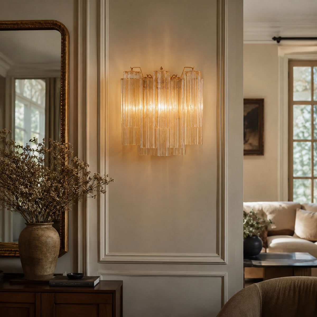 Wall Light Fluted Glass — Wall Sconce | Maison Monashee — view 6