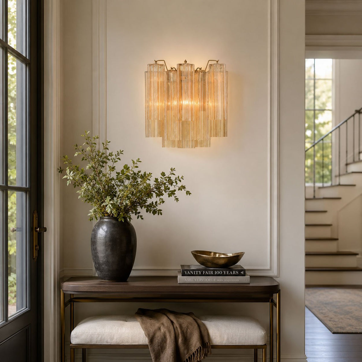 Wall Light Fluted Glass — Wall Sconce | Maison Monashee — view 4