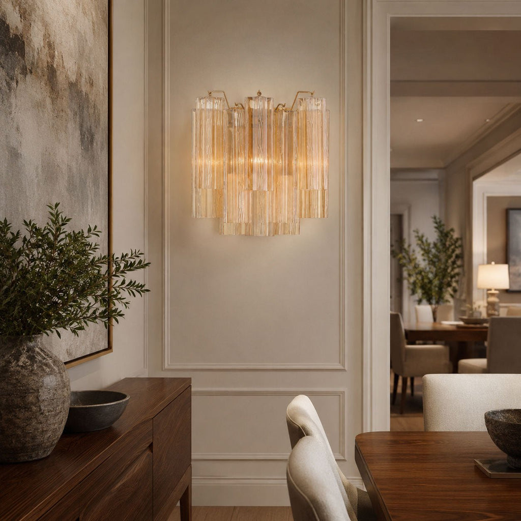 Wall Light Fluted Glass — Wall Sconce | Maison Monashee — view 2