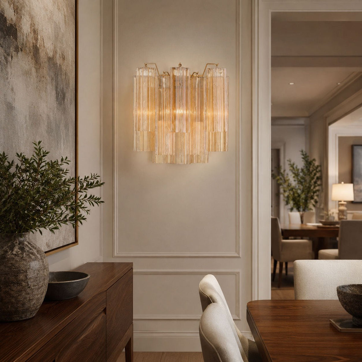 Wall Light Fluted Glass — Wall Sconce | Maison Monashee — view 2