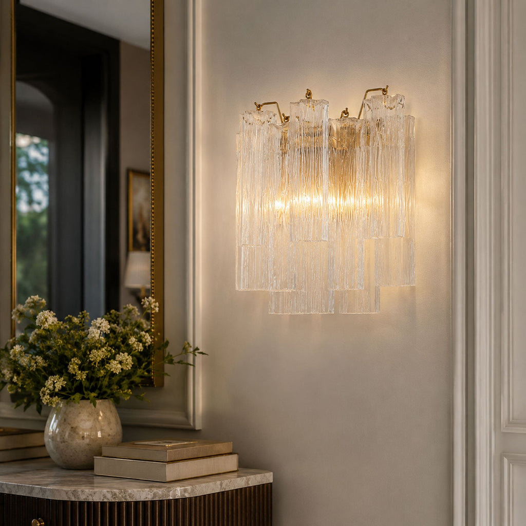 Wall Light Fluted Glass — Wall Sconce | Maison Monashee — view 8
